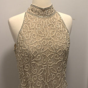 Papell Boutique Evening 100% Silk Top